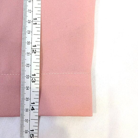 NWT BCBGeneration | Satin Belted High Rise Drapey Pink Rose Shorts | Size Medium - Picture 8 of 9